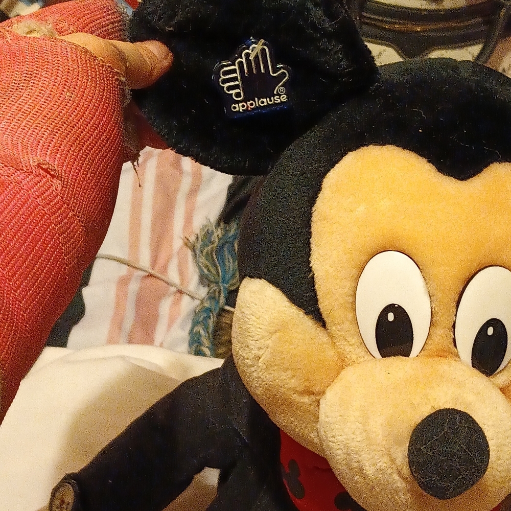 1990 vintage tuxedo Mickey mouse doll collectible item